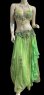 画像1: エジプトオリエンタルコスチューム ☆elegant lime green☆ (1)