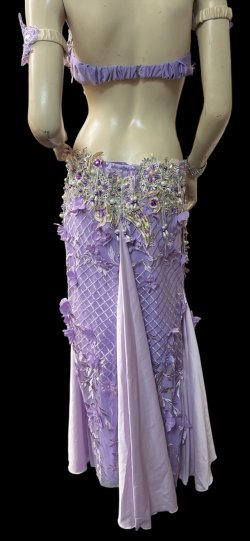 画像4: エジプトAmrオリエンタルコスチューム☆Oriental  lavender petit flower☆