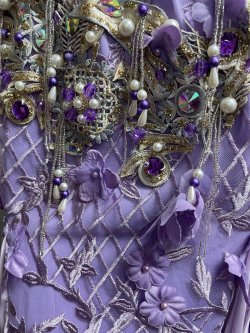 画像6: エジプトAmrオリエンタルコスチューム☆Oriental  lavender petit flower☆