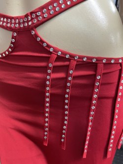 画像6: シンプルストレッチチョリ＆スカートセット☆Red☆