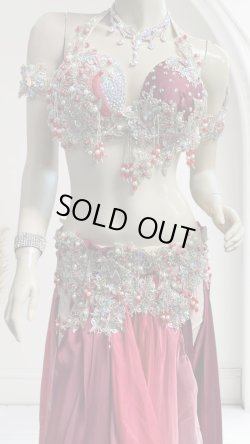 画像2: エジプトAmrオリエンタルコスチューム☆Sparkle  red passion ☆