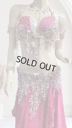 画像2: エジプトAmrオリエンタルコスチューム☆lace pink nesting queen ☆