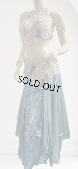 画像3: エジプトAmrオリエンタルコスチューム☆smooth Celeste blue☆