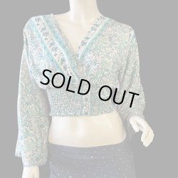 画像1: プリントパフスリーブチョリXXX