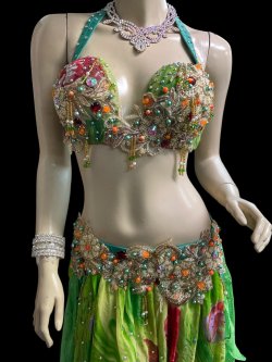 画像3: エジプトオリエンタルコスチューム☆fresh green ethnic ☆