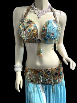 画像3: エジプトオリエンタルコスチューム ☆gold turquoise  celebration ☆
