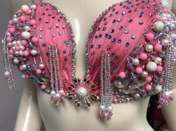 画像6: エジプトオリエンタルコスチューム ☆fresh salmon pink ethnic ☆