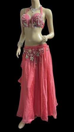 画像3: エジプトオリエンタルコスチューム ☆fresh salmon pink ethnic ☆