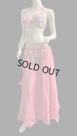 画像3: エジプトオリエンタルコスチューム ☆fresh salmon pink ethnic ☆