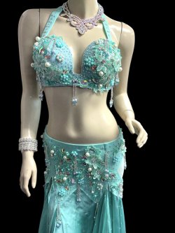 画像3: エジプトオリエンタルコスチューム ☆Elegant chic emerald green ☆