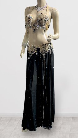 画像2: エジプトオリエンタルコスチューム ☆Black brilliant smoke ☆