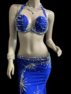 画像2: エジプトオリエンタルコスチューム ☆royal blue night flash ☆