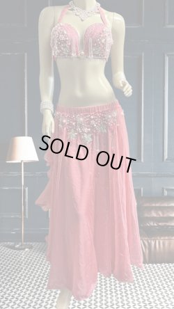 画像1: エジプトオリエンタルコスチューム ☆fresh salmon pink ethnic ☆