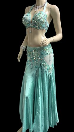 画像2: エジプトオリエンタルコスチューム ☆Elegant chic emerald green ☆