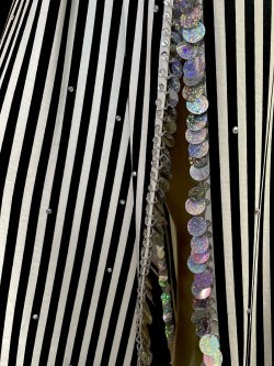 画像5: エジプト製ゴージャスストライプサイーディ/ バラディドレス☆white X Black ☆