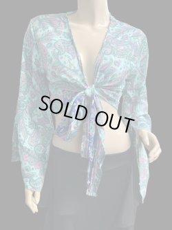 画像1: プリントバタフライスリップチョリ IIII