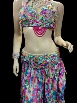画像3: エジプトオリエンタルコスチューム☆fresh  multi  flower☆