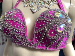 画像4: エジプトオリエンタルコスチューム ☆elegant rhinestone hot pink☆