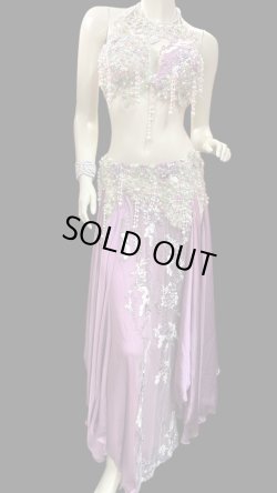 画像1: エジプトAmrオリエンタルコスチューム☆Dreamy smoky rose pink ☆