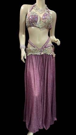 画像1: エジプトオリエンタルコスチューム ☆Dreamy smoky pink☆