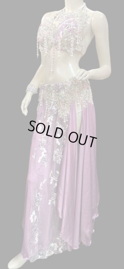 画像2: エジプトAmrオリエンタルコスチューム☆Dreamy smoky rose pink ☆