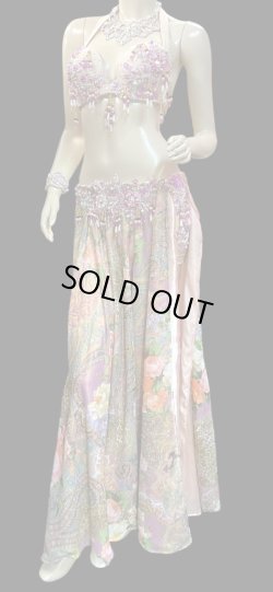 画像2: エジプトオリエンタルコスチューム☆fresh orange green ethnic ☆