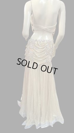 画像6: エジプトオリエンタルコスチューム☆gold beige flower☆