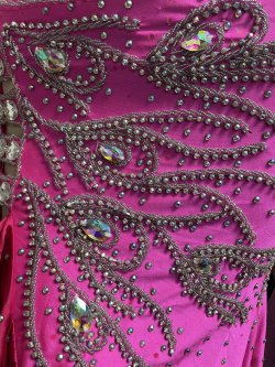 画像5: エジプトオリエンタルコスチューム ☆elegant rhinestone hot pink☆