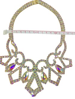 画像4: オーロラキラキララインストーンネックレス10