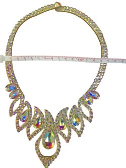 画像4: オーロラキラキララインストーンネックレス8