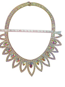 画像3: オーロラキラキララインストーンネックレス3