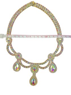 画像4: オーロラキラキララインストーンネックレス4