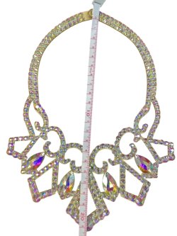 画像3: オーロラキラキララインストーンネックレス10