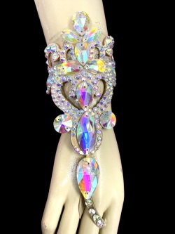 画像1: オーロラキラキララインストーン ブレスレット9