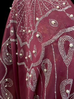 画像4: フーデットキラキラパールカバードレス☆bordeaux☆
