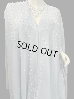 画像2: フーデットキラキラパールカバードレス☆grey☆