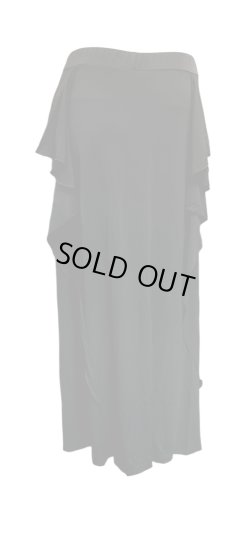 画像3: ストレッチフリルスリットスカート☆Black☆