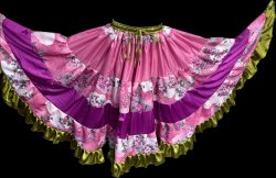 画像1: 25ヤードジプシーサテンスカートXXXV