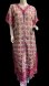 画像1: プリントカバードレス☆ピンクオリーブペイズリー☆⭐️フロントオープン  ⭐️ (1)