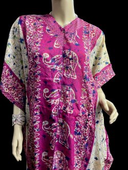 画像3: プリントカバードレス☆ピンクエレファン☆⭐️フロントオープン  ⭐️