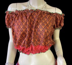 画像2: プリントバタフライスリップチョリ VVIII