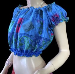 画像3: プリントバタフライスリップチョリ VVIIII