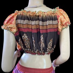 画像4: プリントバタフライスリップチョリ VVII