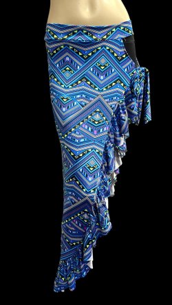 画像1: Amira Jamila オリジナルストレッチロングヒップスカーフ2