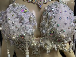 画像6: エジプトAmrオリエンタルコスチューム☆lacy Cristal white ☆