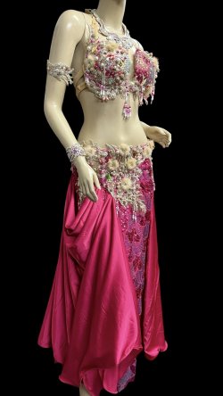画像3: エジプトAmrオリエンタルコスチューム☆Sweet cherry pink☆
