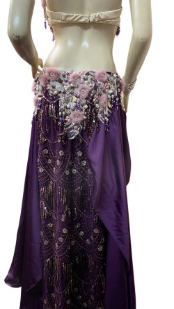 画像4: エジプトAmrオリエンタルコスチューム☆lilac purple bloom ☆