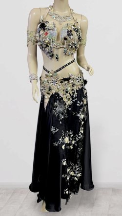 画像1: エジプトAmrオリエンタルコスチューム☆ Sweet black swan ☆