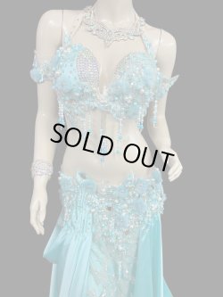 画像3: エジプトAmrオリエンタルコスチューム☆smooth emerald green ☆