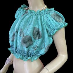 画像3: プリントパフスリーブチョリVVVVII